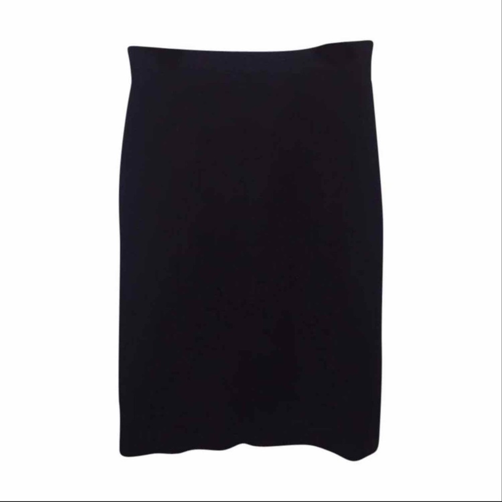 Black Vintage Fendi 365 Pencil Skirt